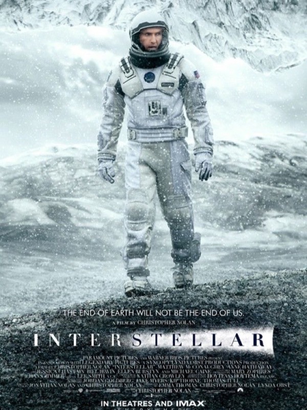 Cartaz de filme com astronauta